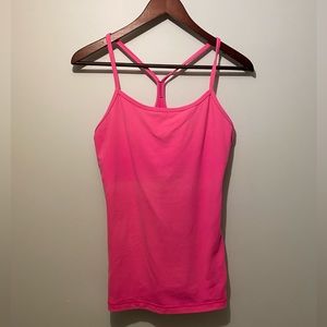 Hot pink size 8 flow Y lululemon tank
